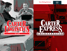 Tablet Screenshot of carter-express.com